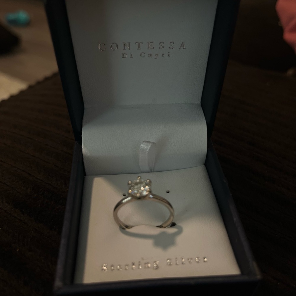1.01 Carat Lab Created Diamond Engagement Ring